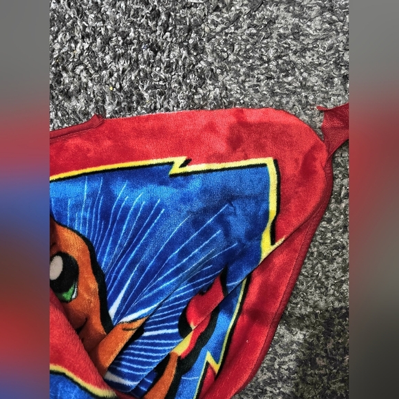 Vintage Pokemon 90s Throw Blanket Nintendo 51x43 Velvet - Picture 2 of 2